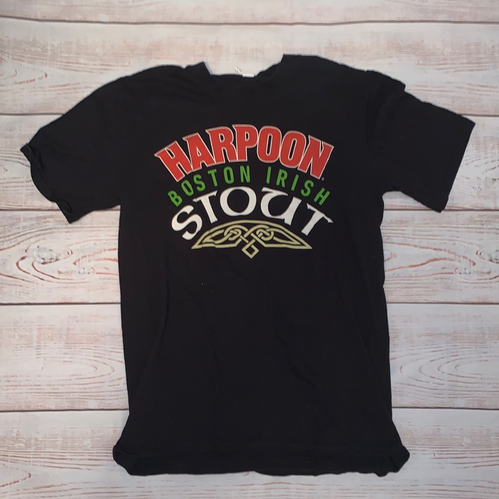 Harpoon Boston Irish Stout Tee Unisex Size Small